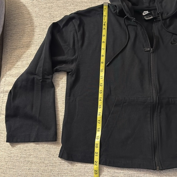 🖤 NWOT Nike Women's Full-Zip Hoodie – Flared Sleeve | Size Large - Picture 2 of 5